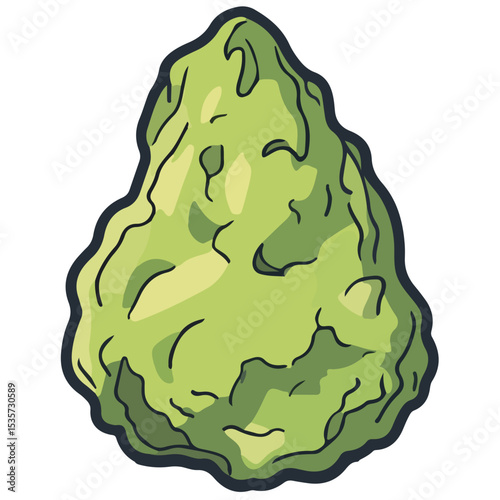 Vector Cannabis Marijuana Dispensary Bud Nug, Cannabis nug