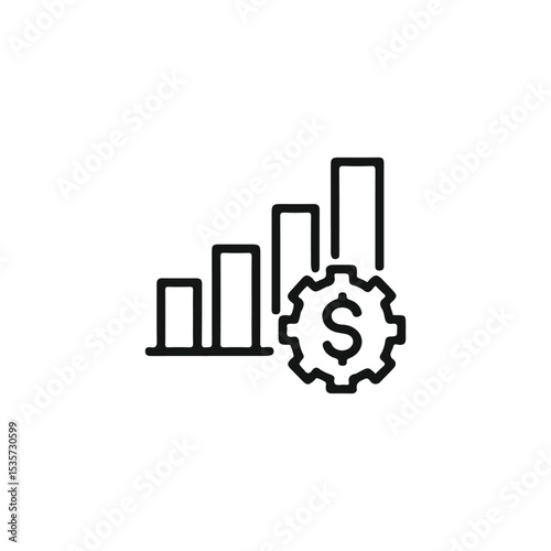 Black and white icons Vector AI Symbol