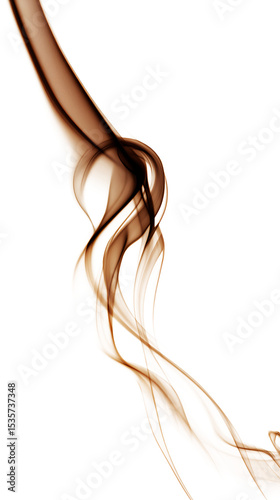 brown and white against Smoke Art on a Transparent Background