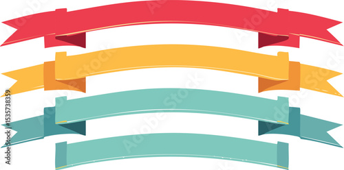 colorful ribbon set vector,award, flag, label, beige, illustration, shape, template, decoration, design, symbol, advertisement, badge, birthday, calligraphy, colors, colourful, curve, emblem, event, 