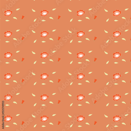 Abstract floral seamless pattern background 