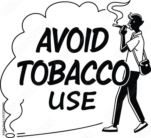Prohibition Sign to avoid chewing of tobacco vector