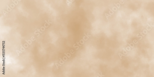 Watercolor of light brown dust explosion beige textured background with rough subtle distressed and grunge powder stains for vintage design, soft and smooth texture with designs element.
