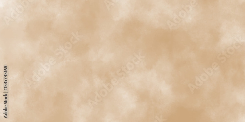 Watercolor of light brown dust explosion beige textured background with rough subtle distressed and grunge powder stains for vintage design, soft and smooth texture with designs element.