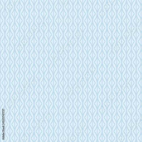 Light Blue Geometric Diamond Pattern with Delicate Linear Design