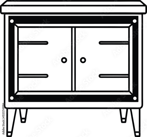 black and white furniture