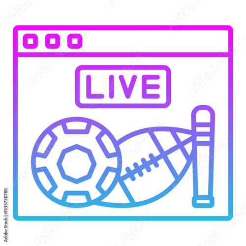Live sports Icon