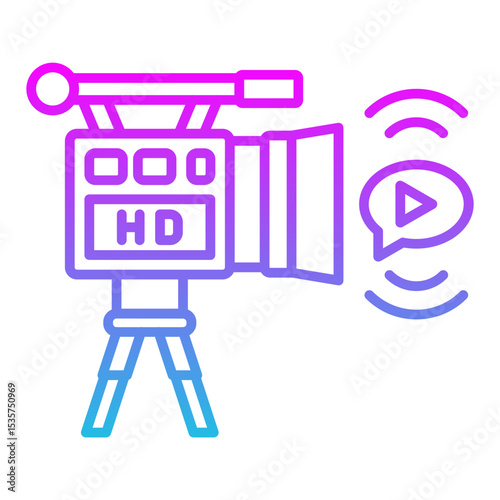 Live streaming Icon