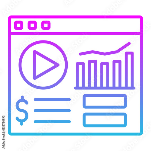 Video stats Icon