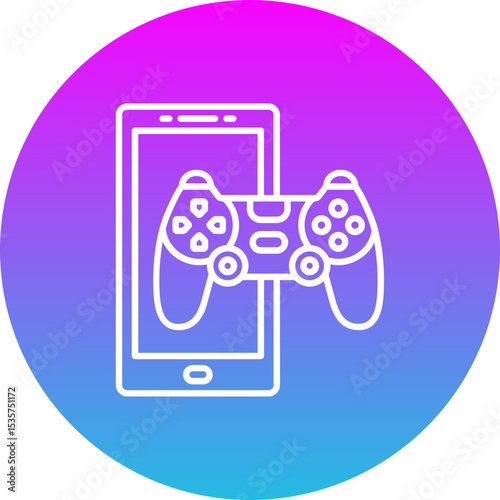 Mobile gaming Icon