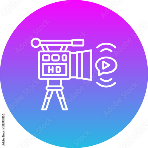 Live streaming Icon