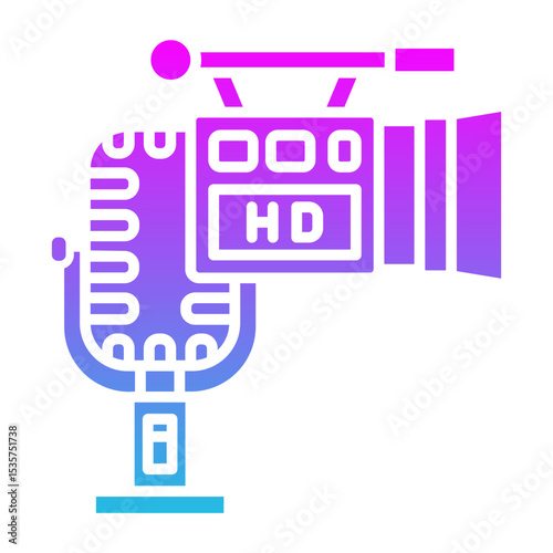 Broadcast video Icon