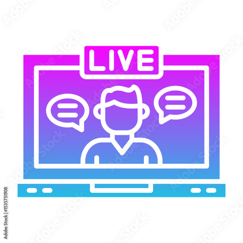 Live streaming Icon