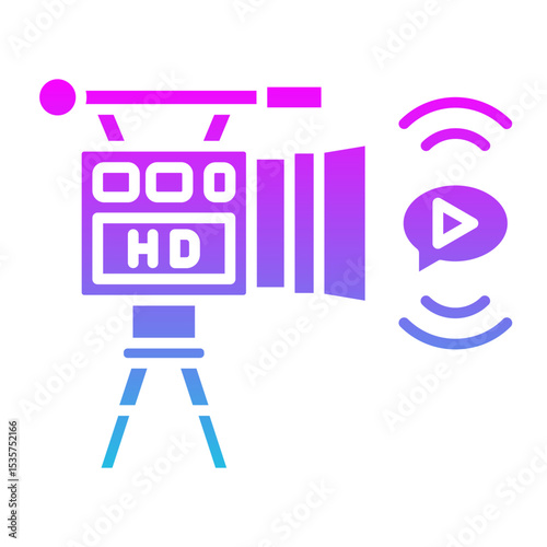 Live streaming Icon