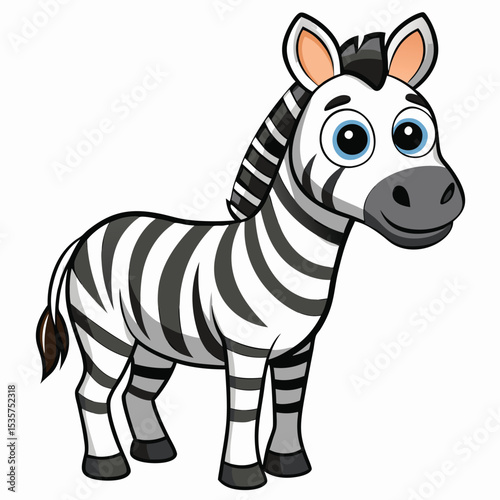 A striped zebra, standing alert with its head turned, showcasing its iconic patterns and vigilant nature in the African savannah.