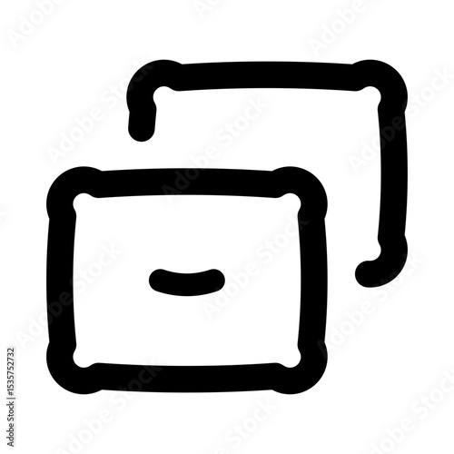 Pillow Simple Line Icon. Single icon, line vector icon