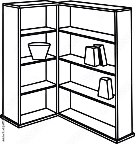 vector illustration of a modern kitchen
