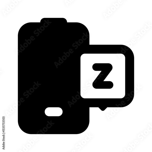 Energy Recharge Simple Glyph Icon. Single icon, glyph vector icon