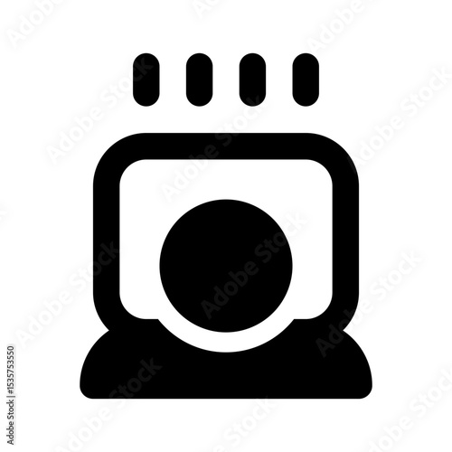 Sleep Disorder Simple Glyph Icon. Single icon, glyph vector icon
