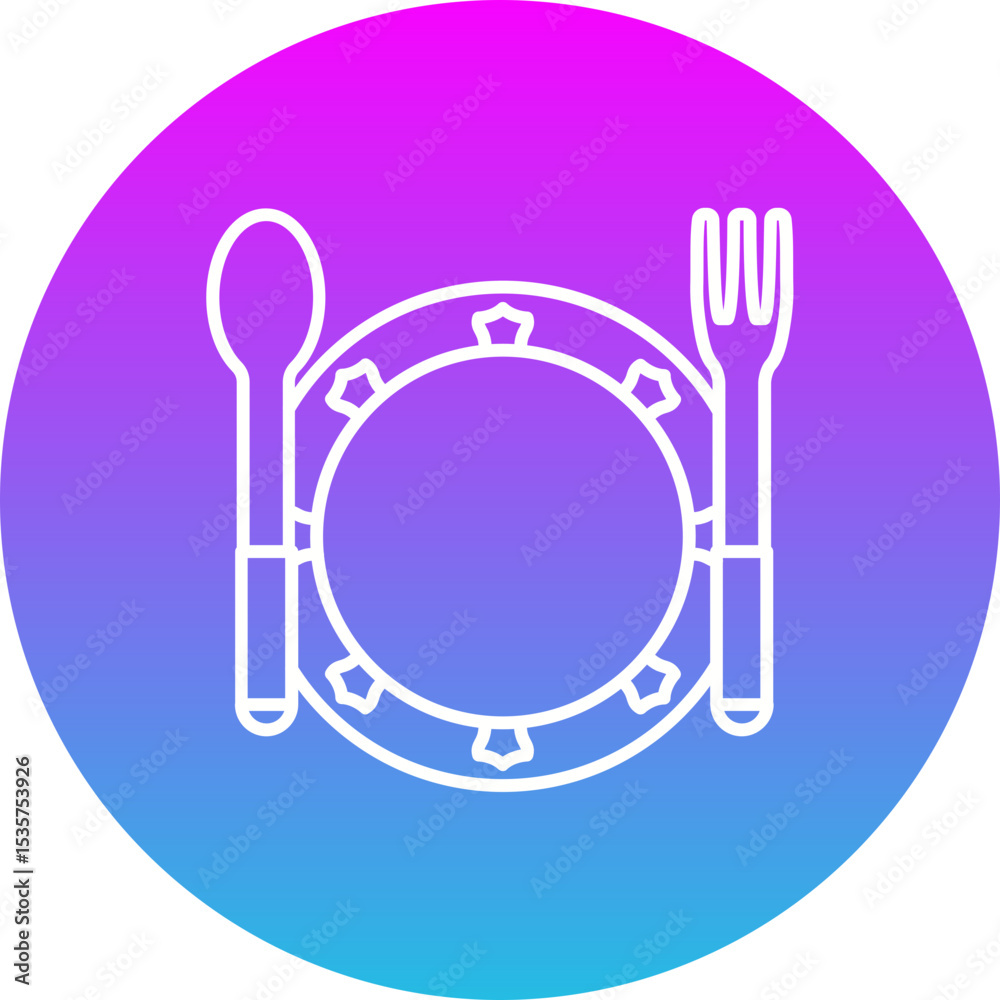 Fototapeta premium Restaurant Icon