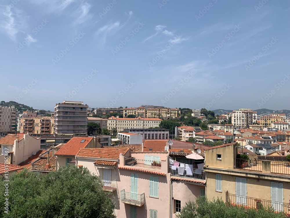 Naklejka premium panoramic view of siena italy