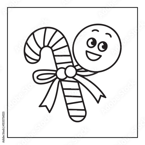 Christmas, black and white christmas coloring pages, christmas coloring book, holiday, bold and easy cute christmas coloring pages, line art, illustration, coloring book, coloring pages