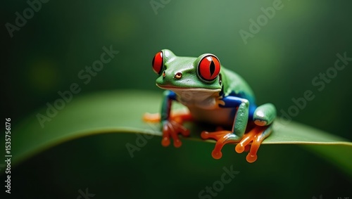red eyed tree frog