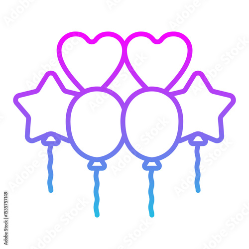 Balloons Icon