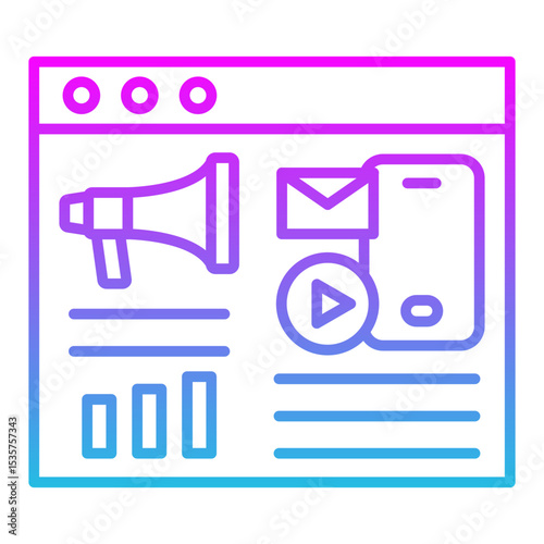 Online marketing Icon