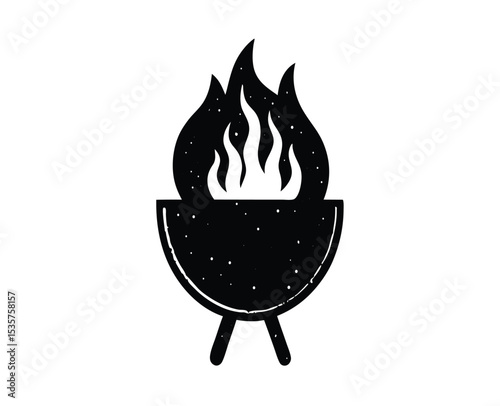 grill-silhouette-with-burning-fire-flame-barbecue-.eps