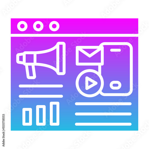 Online marketing Icon
