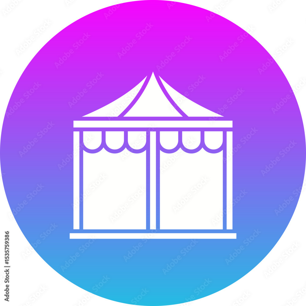 Obraz premium Event tent Icon