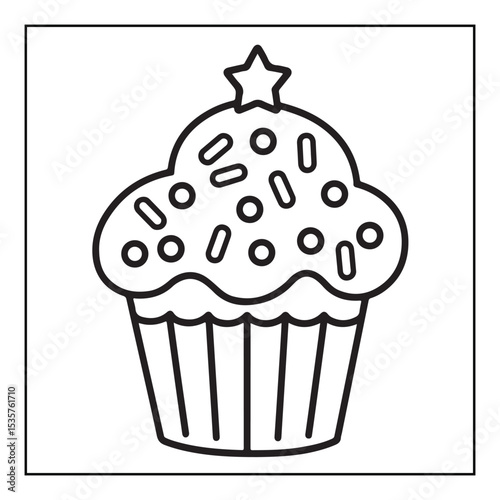 Christmas, black and white christmas coloring pages, christmas coloring book, holiday, bold and easy cute christmas coloring pages, line art, illustration, coloring book, coloring pages
