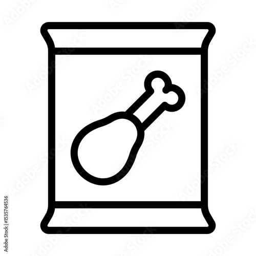 FrozenFoods line icon