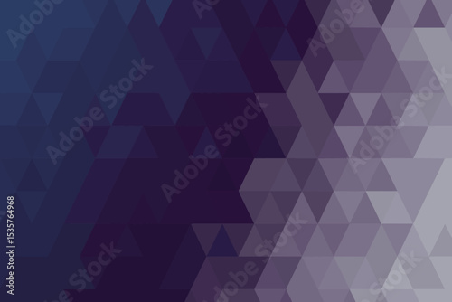 Abstract blue geometric triangle mosaic pattern vector illustration