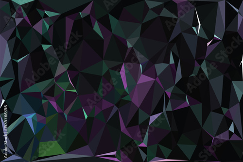 Abstract geometric background with colorful triangle mosaic pattern design