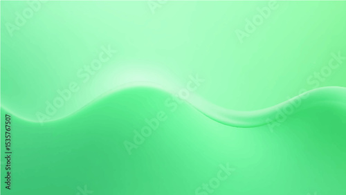 Soft light green gradient abstract background with flowing curves and grain texture.