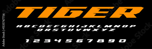 Tiger Racing lettering vector graphic apparel clothing prints eps svg png. Typography Fonts graphics designs posters stickers. Download it Now in high resolution format and print it in any size	