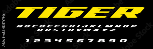 Tiger Racing lettering vector graphic apparel clothing prints eps svg png. Typography Fonts graphics designs posters stickers. Download it Now in high resolution format and print it in any size	
