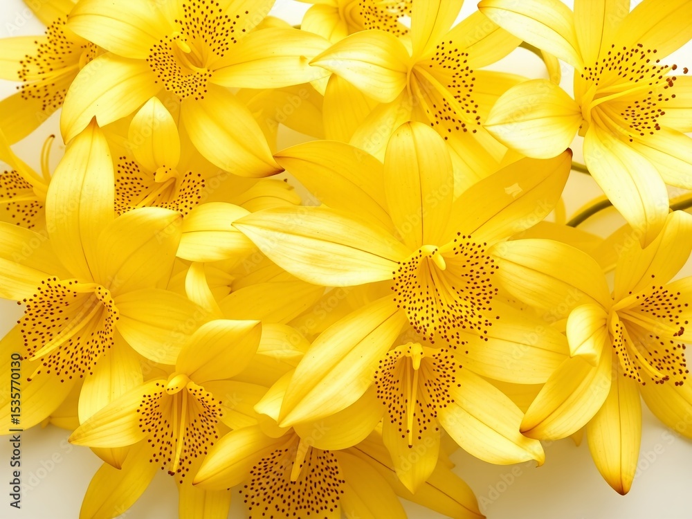 Obraz premium Elegant Ylang Ylang Blossoms Isolated on White, Ideal for Branding