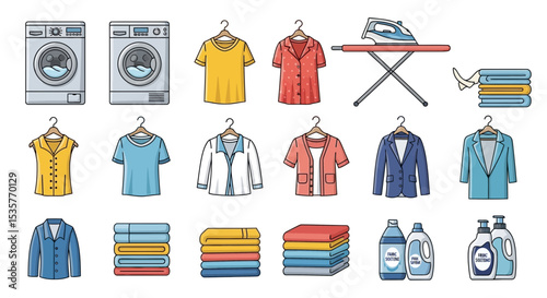 laundry, washing machine, dryer, iron, ironing board, clothes, hanger, fold, wash, dry, clean, fabric, detergent, stain, refresh, garment care, household chores, domestic life, cleaning, organization,