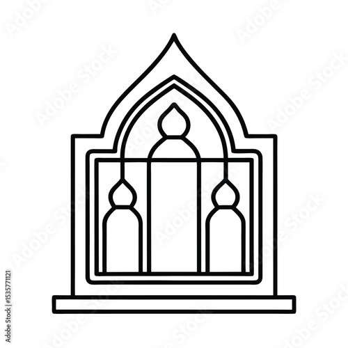 Stained Glass Window from Mysore Temple