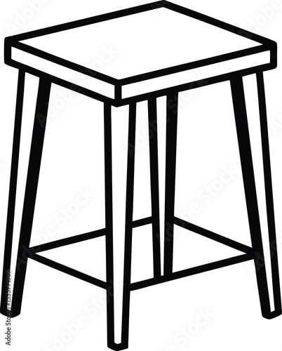 wooden chair isolated on white