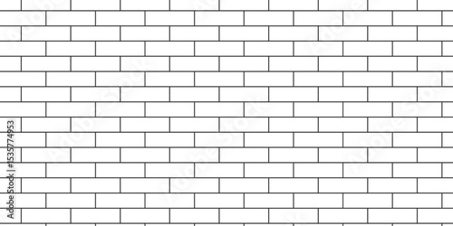 white brick wall texture and solid bricks seamless pattern background.	
