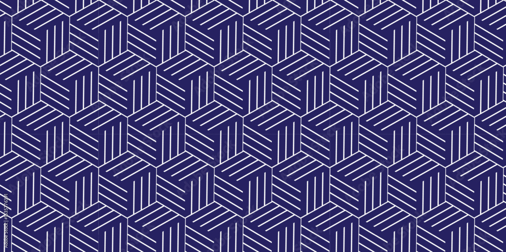 Seamless pattern with hexagon fabric geometric pattern. Abstract ornament diamond tile design. Vector mosaic tile design closeup. Seamless pattern with hexagon fabric geometric pattern. Abstract ornament diamond tile design. Vector mosaic tile design closeup.