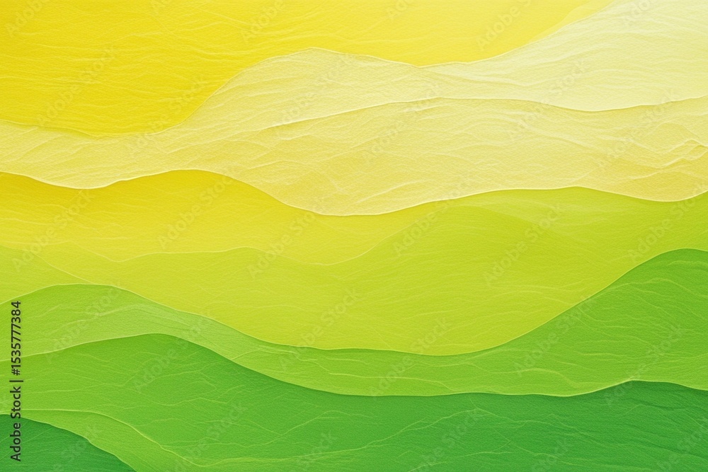 Obraz premium gradient background transitioning from yellow to green with a grainy texture, suitable for festive and creative designs. Use this vibrant backdrop for digital art, posters, and web headers