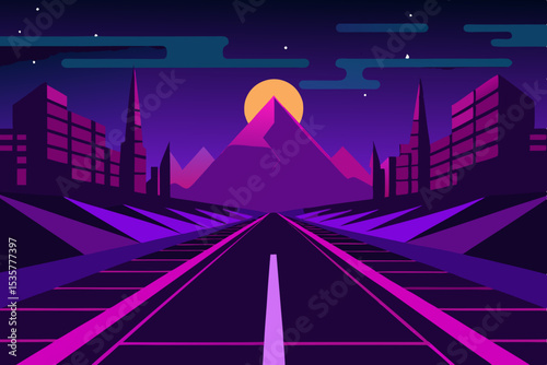 night city street