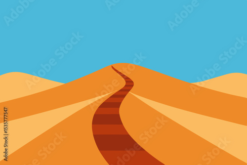 road to the desert