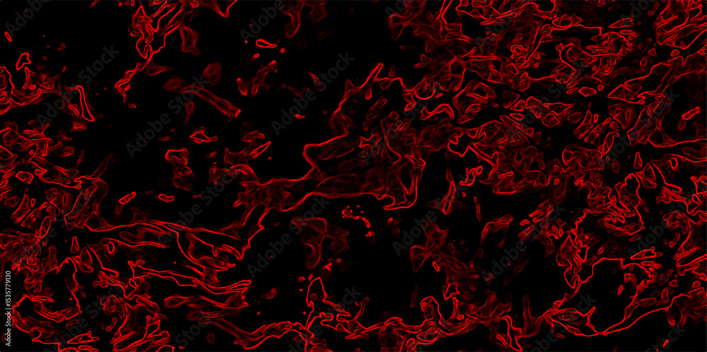 Geometric design with technological cyberspace background. Elegant fancy luxury red background design. Luxury fire frame Italian red marble texture and background for design. Old scratched bright red 