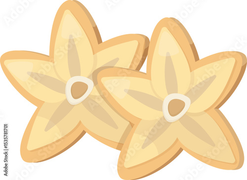 Assorted Vanilla and Cream Desserts